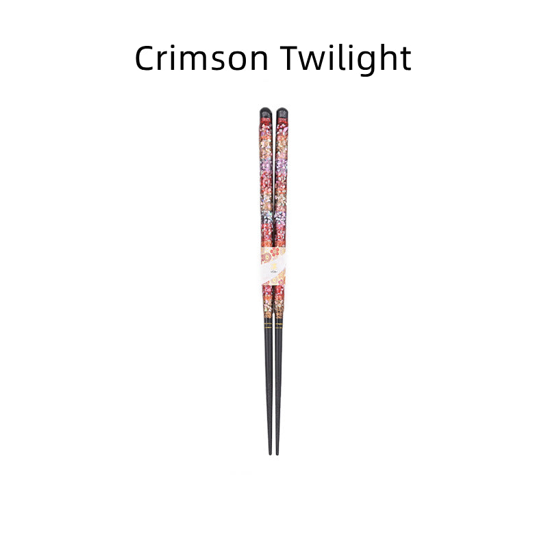 Japanese Handcrafted "Starry Night" Wooden Chopsticks – A Glimmer of the Cosmos for Your Table