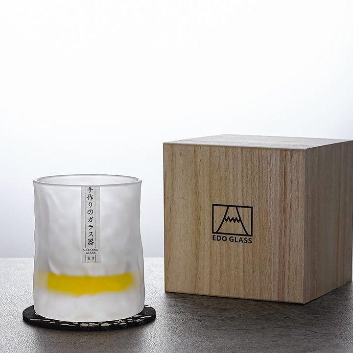 Edo Kiriko Handcrafted "Glacier" Whisky Glasses – A Pristine Landscape in Crystal