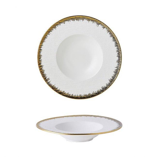 Matte Ceramic Spaghetti Serving Plates – Modern Simplicity for Pasta Lovers