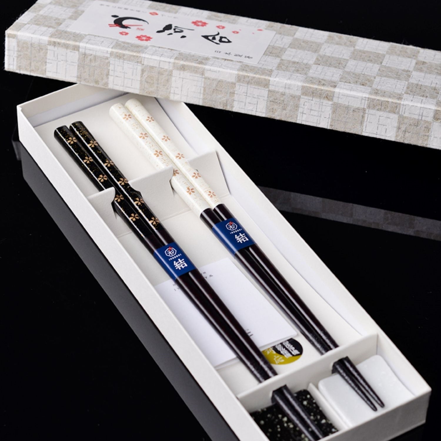 Japanese Handmade Kawaii Cherry Blossom Chopsticks Wedding Gift Box Set