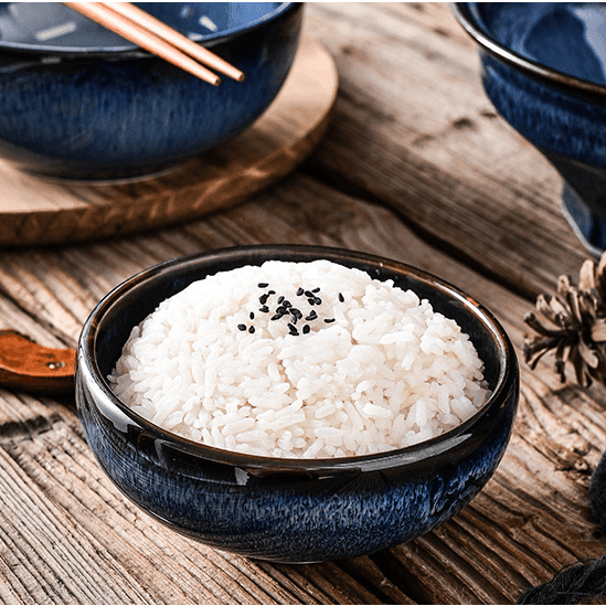 Japanese Gloss Glazed Ceramic Bowls – Radiant Elegance for Every Meal