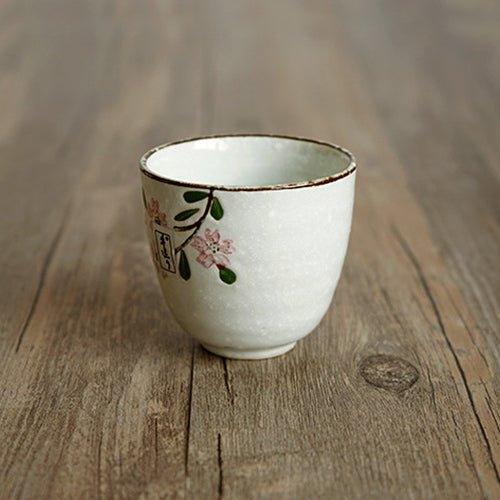 Japanese Handcrafted Ceramic Glazed Sakura Tea Gift Set – A Blossom of Elegance