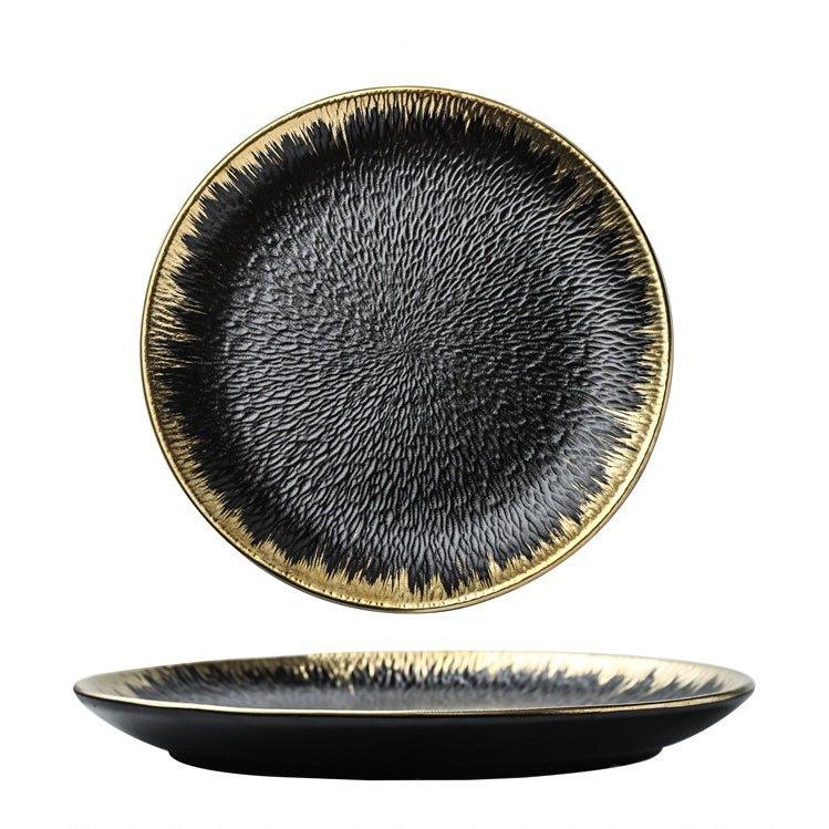 Matte Ceramic Rounded Serving Plates – Modern Simplicity for Effortless Entertaining