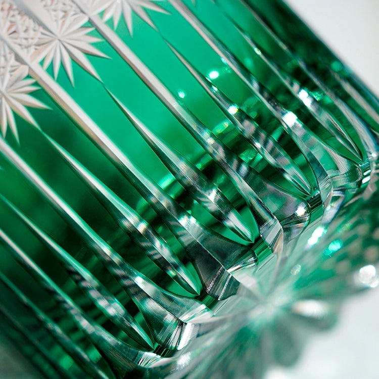 Edo Kiriko Handcrafted Stellar Nexus Whisky Glass – A Cosmos in Crystal