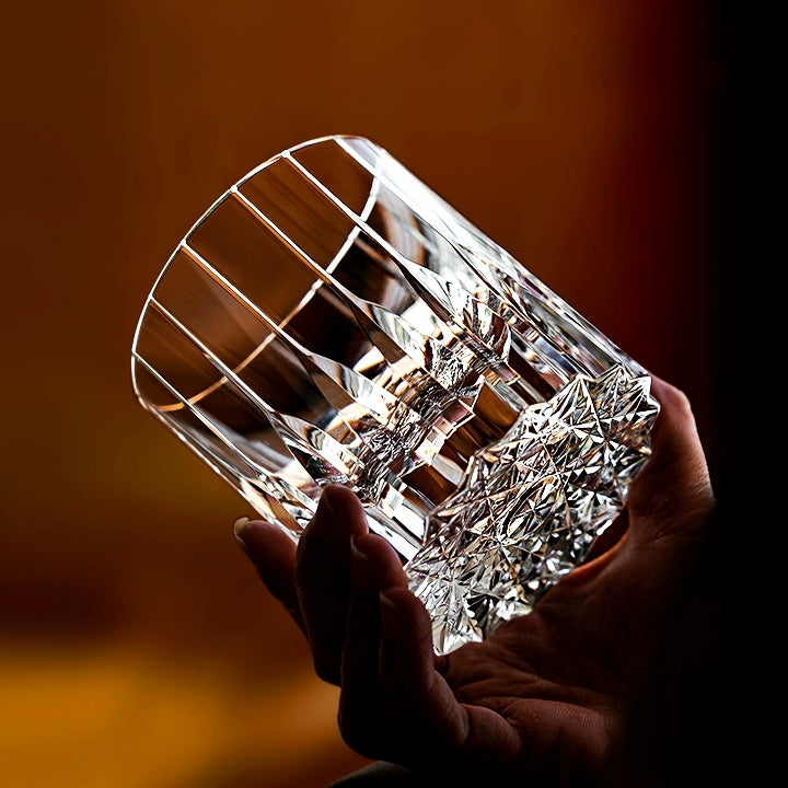 Edo Kiriko Multi-Color Edition "Dazzling" Whisky Glass - Handcrafted Japanese Artistry