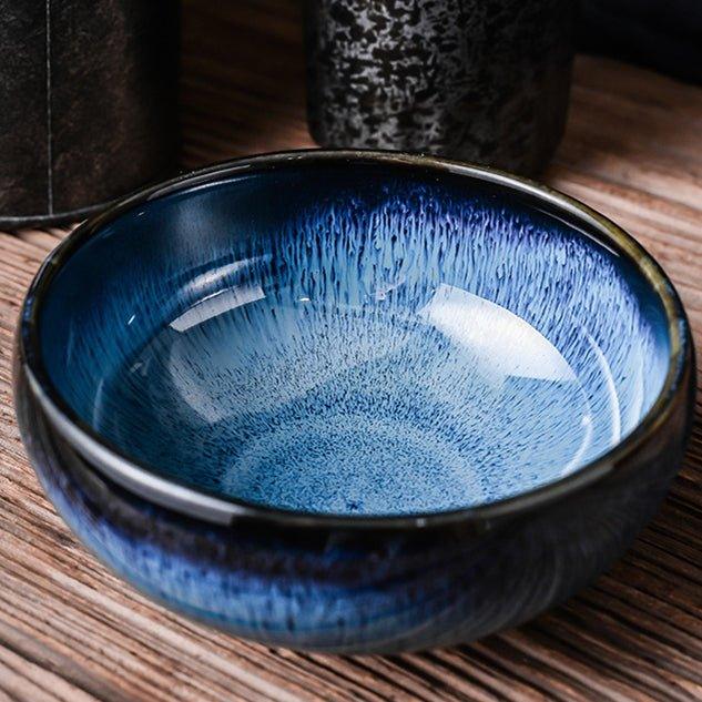 Japanese Gloss Glazed Ceramic Bowls – Radiant Elegance for Every Meal