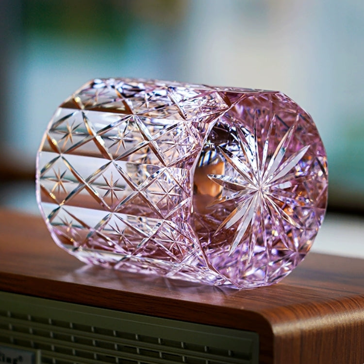 Edo Kiriko Handcrafted Celestial Whisky Glass – A Cosmos Reflected in Crystal