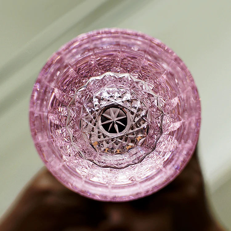 Edo Kiriko Multi-Color Edition "Dazzling" Whisky Glass - Handcrafted Japanese Artistry