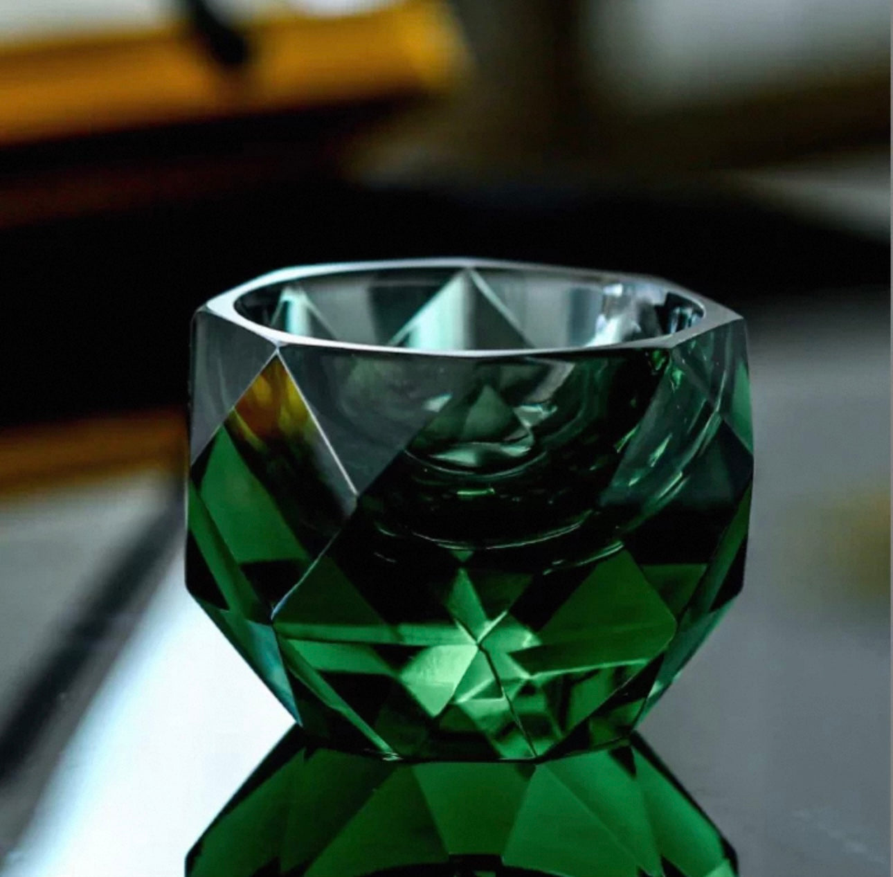 Handcrafted Gold Leaf Crystal Cup - Your Personal "Master" Cup