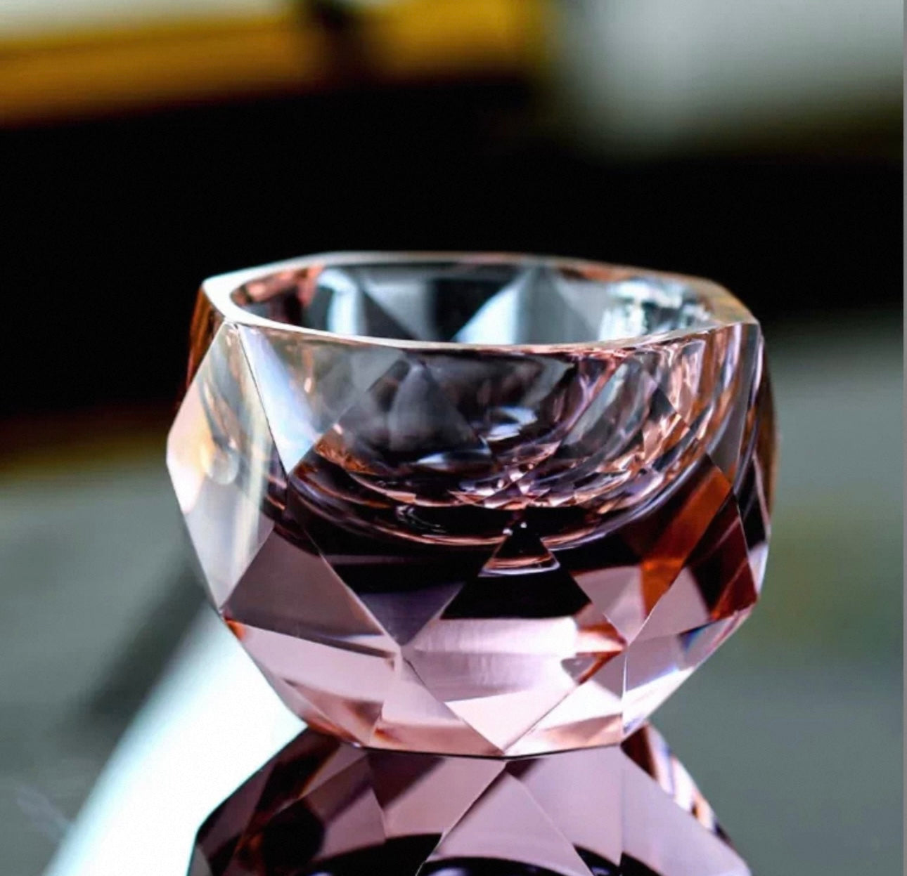 Handcrafted Gold Leaf Crystal Cup - Your Personal "Master" Cup