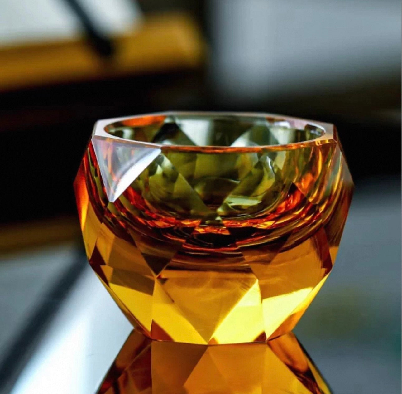 Handcrafted Gold Leaf Crystal Cup - Your Personal "Master" Cup