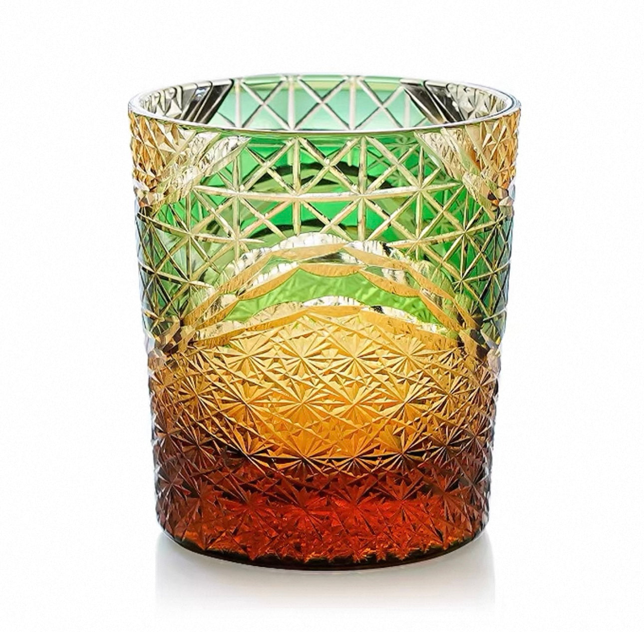 Handcrafted Edo Kiriko Whiskey Glass