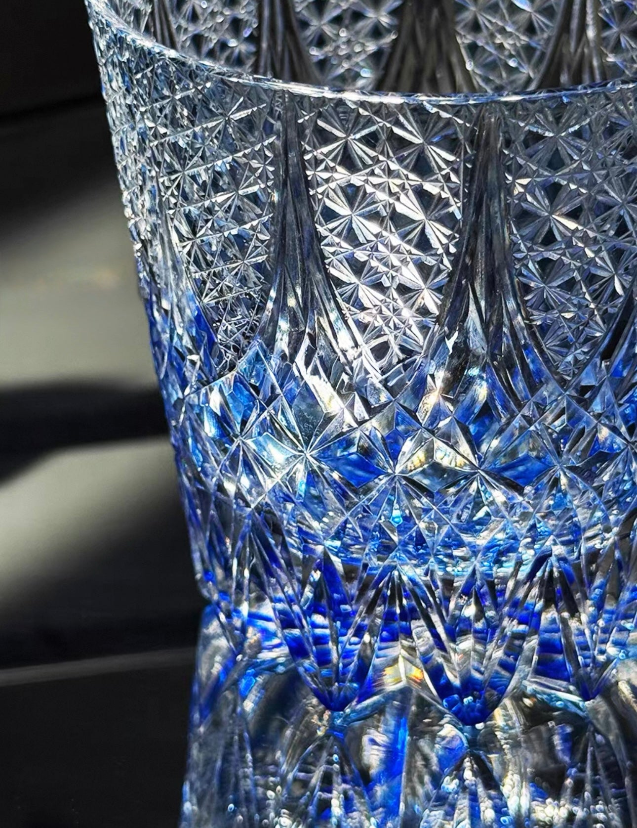 "Star of Eternity" Edo Kiriko Whiskey Glass