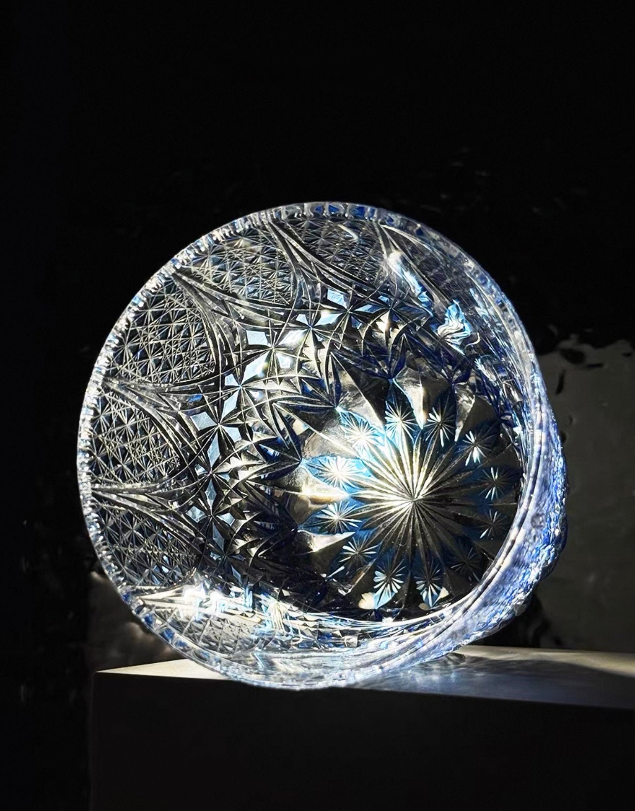 "Star of Eternity" Edo Kiriko Whiskey Glass