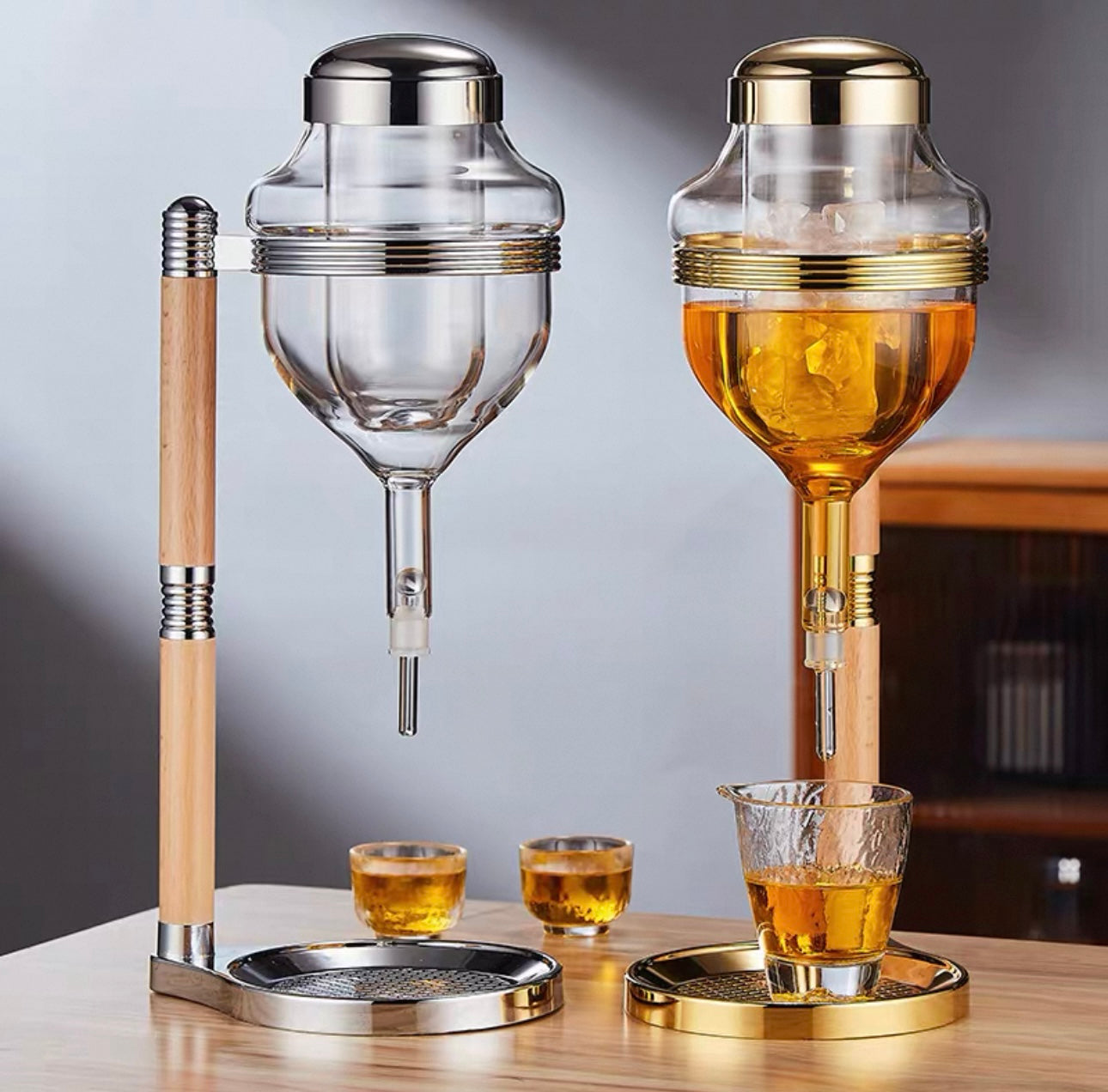 Elegant Glass Wine Dispenser Set
