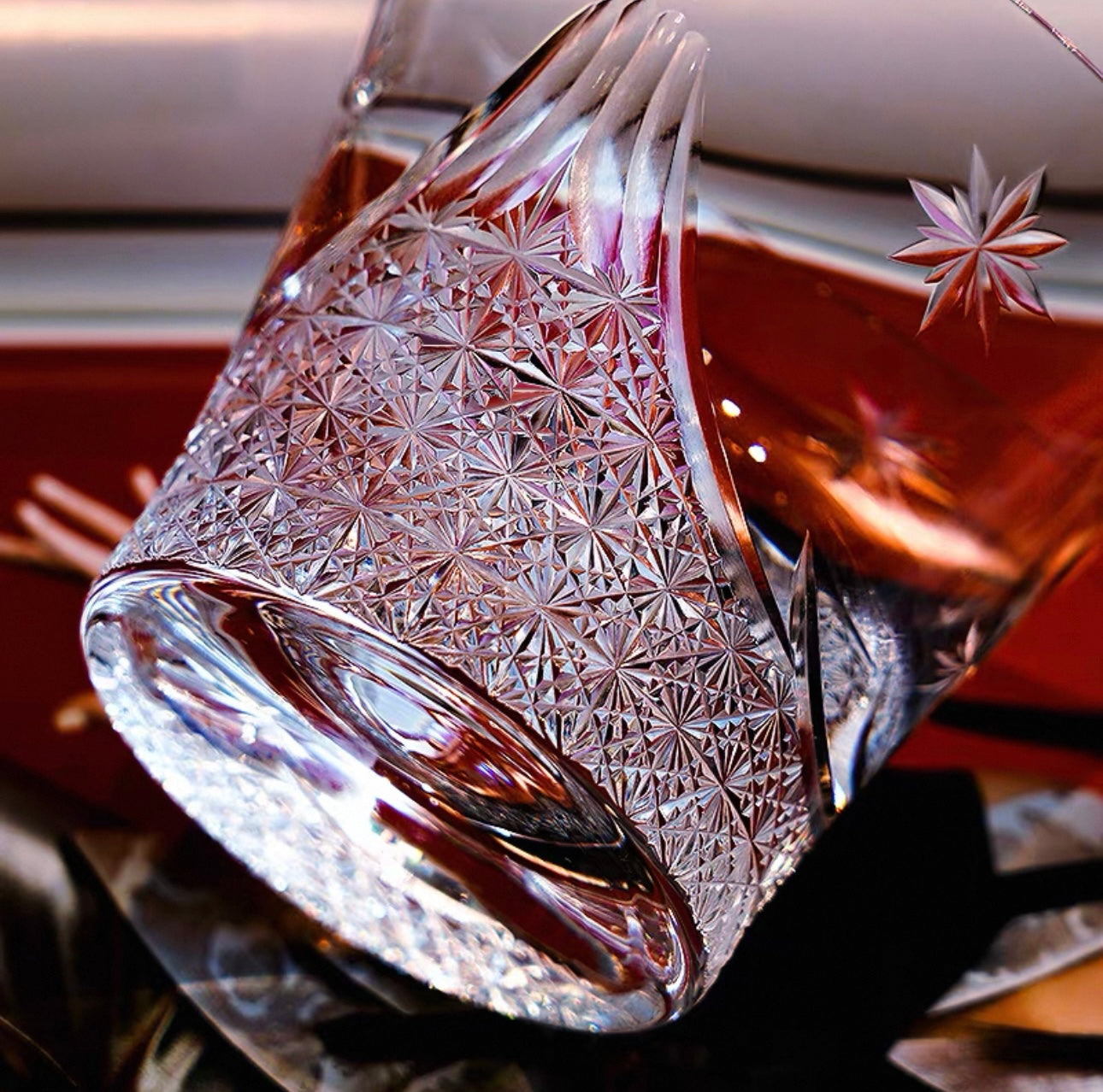 Handcrafted Mount Fuji Whiskey Glass