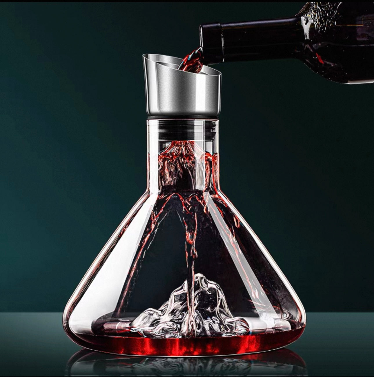 Fuji Cascade Wine Decanter - Thumbnail 2