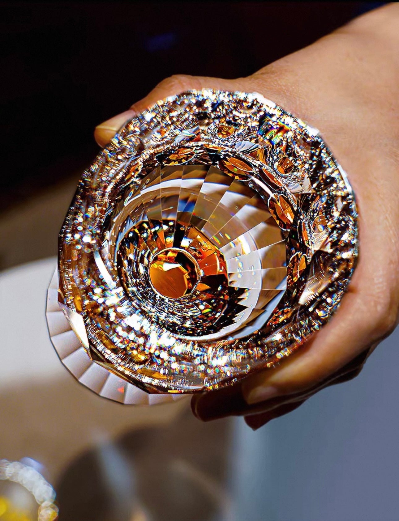 Kaleidoscope K9 Crystal Stemware - High-Value Gift Glasses