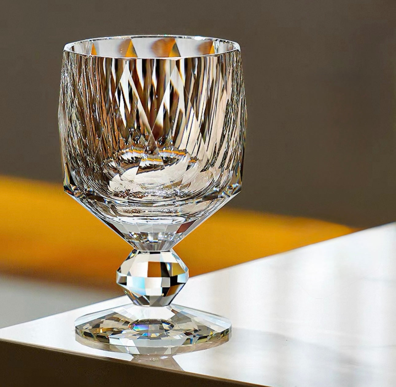 Kaleidoscope K9 Crystal Stemware - High-Value Gift Glasses