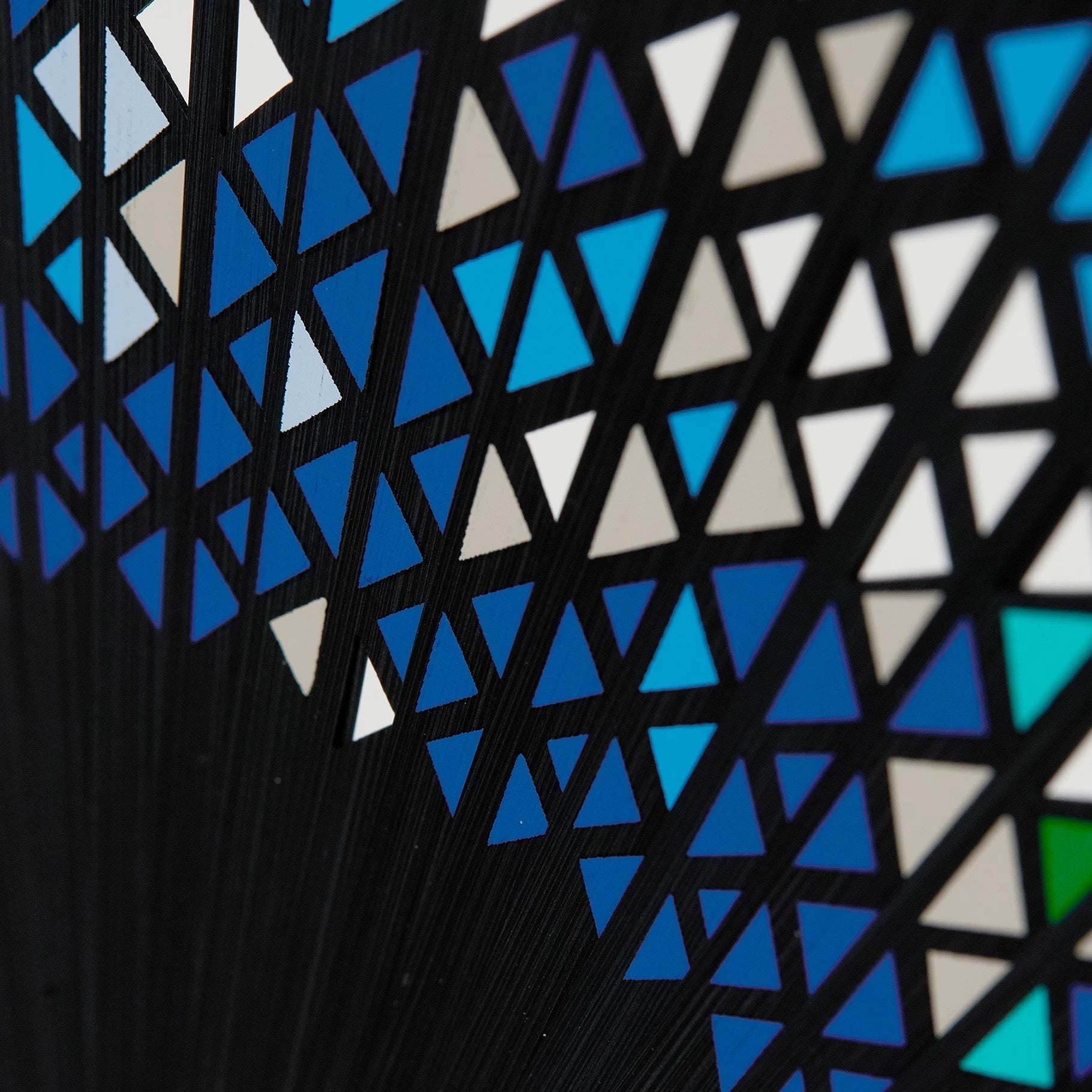 Metz Cathedral Stained Glass Inspired Fan