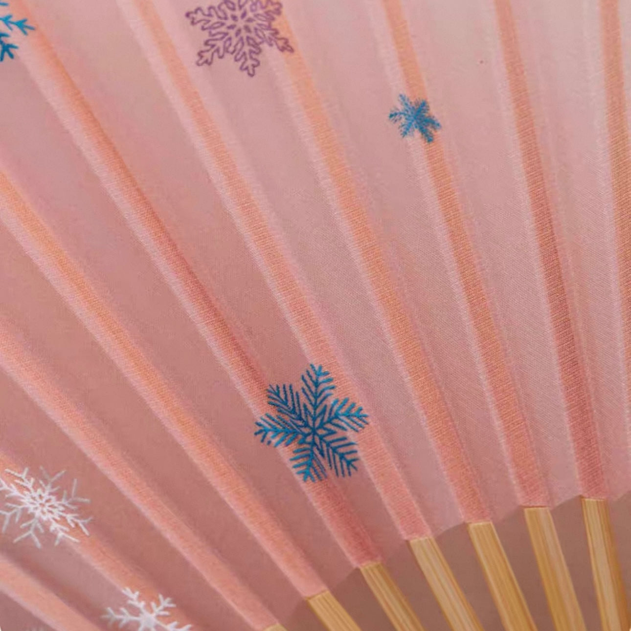 Premium Silk & Bamboo Folding Fan | 8-Inch Seasonal Collection