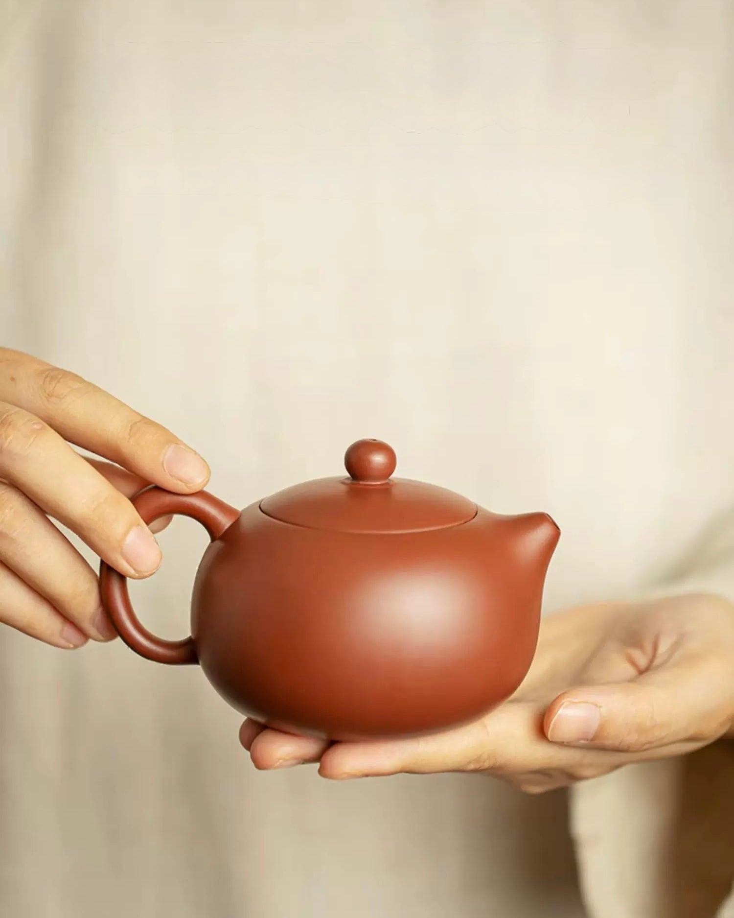 Minimalist Luxury Purple Clay Tea Set - Thumbnail 5