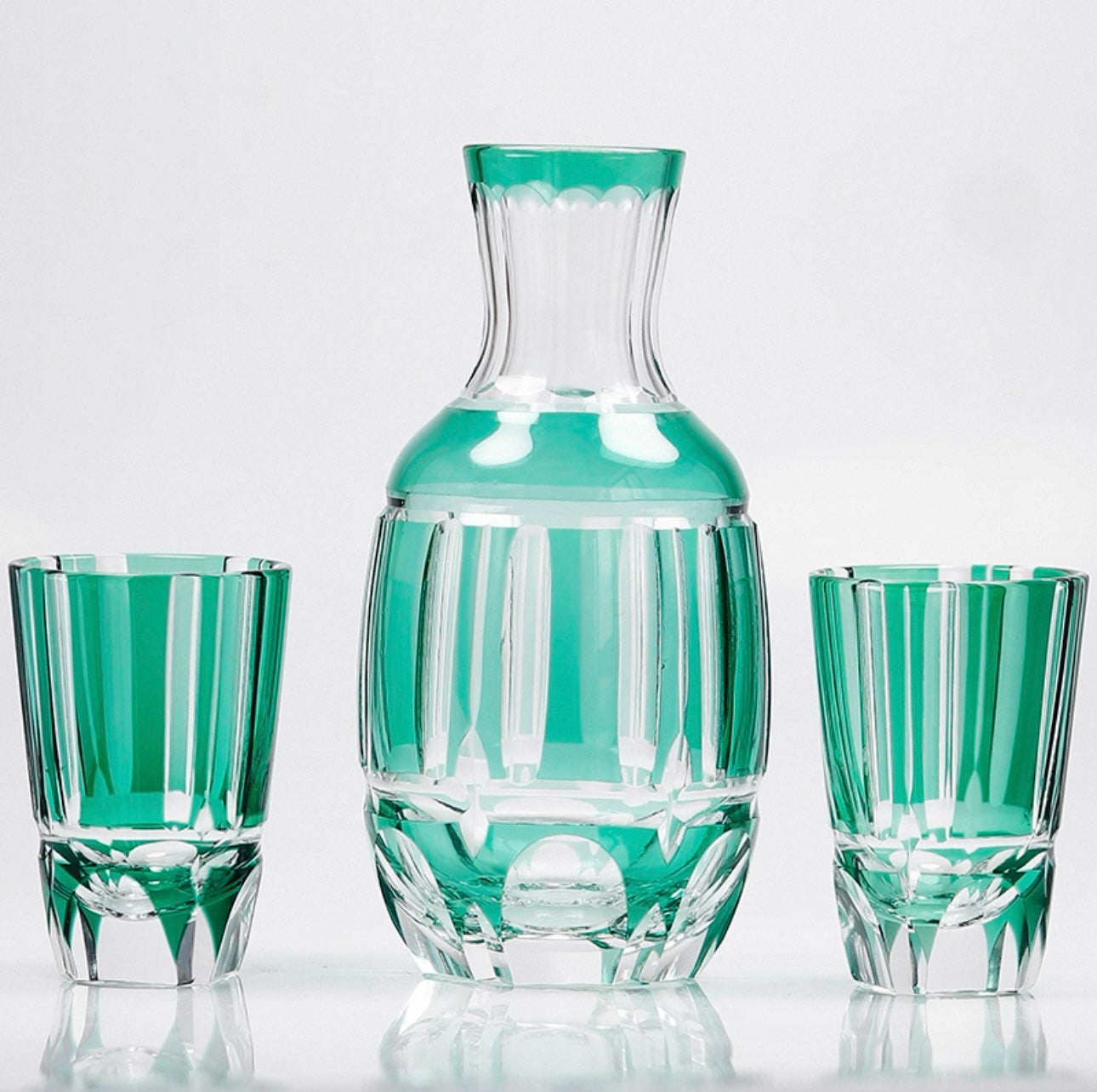 Edo Kiriko Handcrafted Bamboo Feast Whisky Glass – A Harvest of Serenity in Crystal