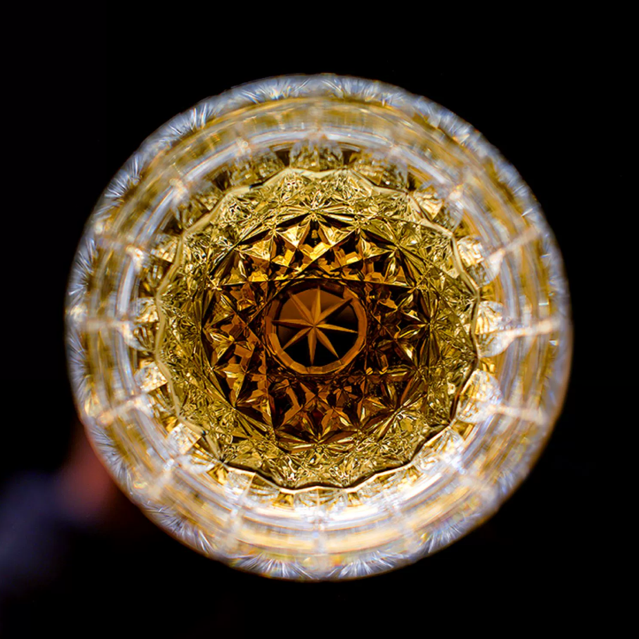 Edo Kiriko Multi-Color Edition "Dazzling" Whisky Glass - Handcrafted Japanese Artistry